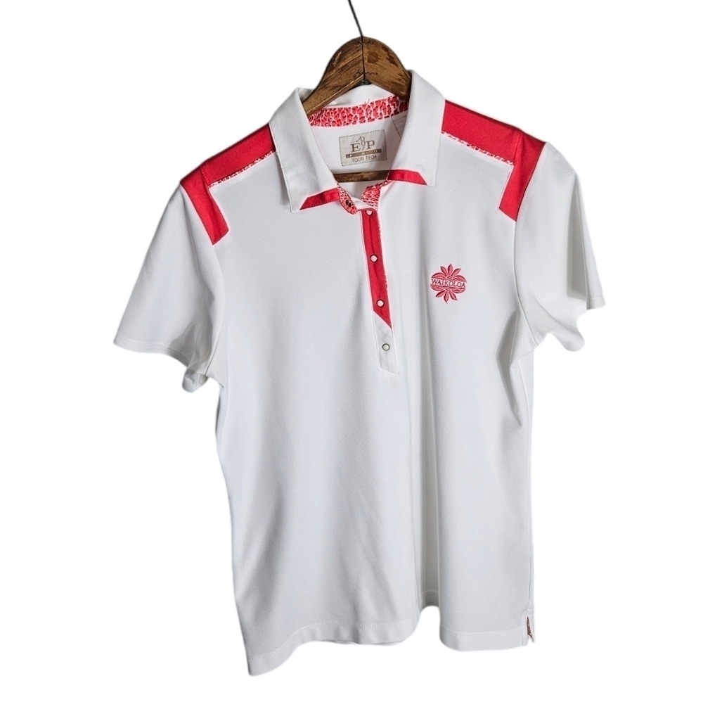 Women's EP Pro Waikoloa Golf Polo, short sleeve tour tech, medium